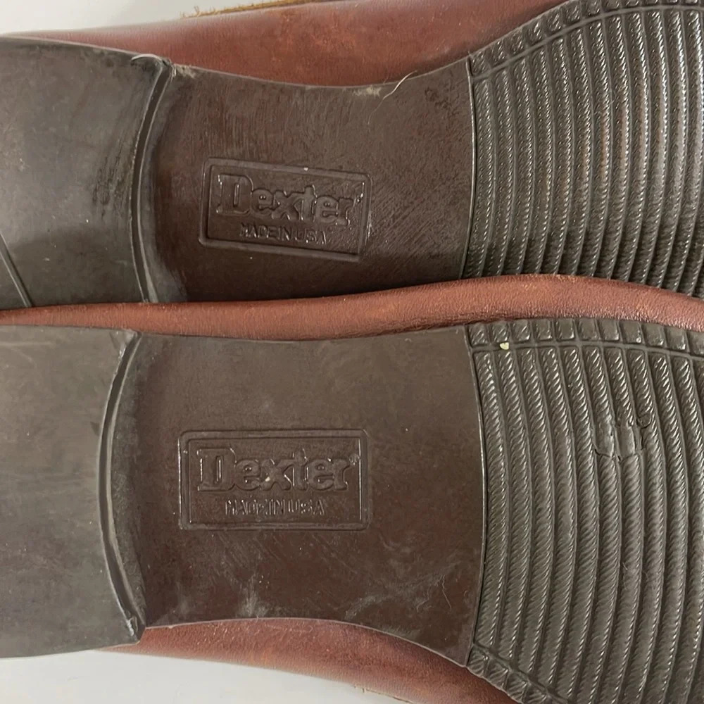 Dexter brown leather moccasin size 5M - Picture 6 of 9